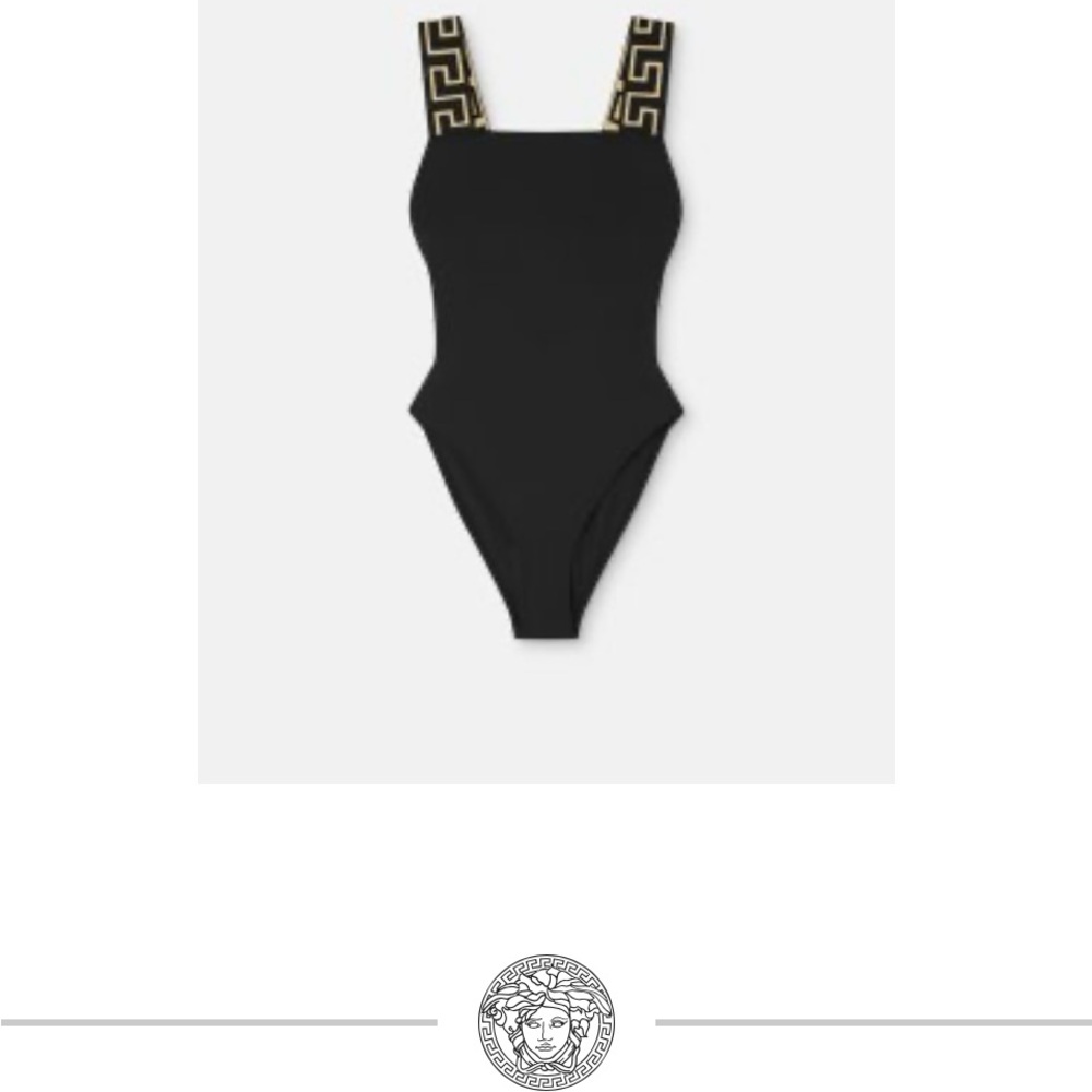 Versace Greca One Piece Swimsuit